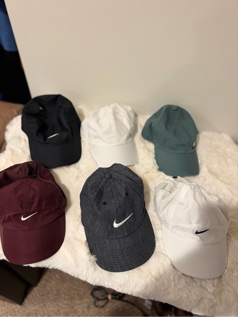 Nike bundle woman’s Classic Swoosh Baseball Cap - Multiple Colors 6 total